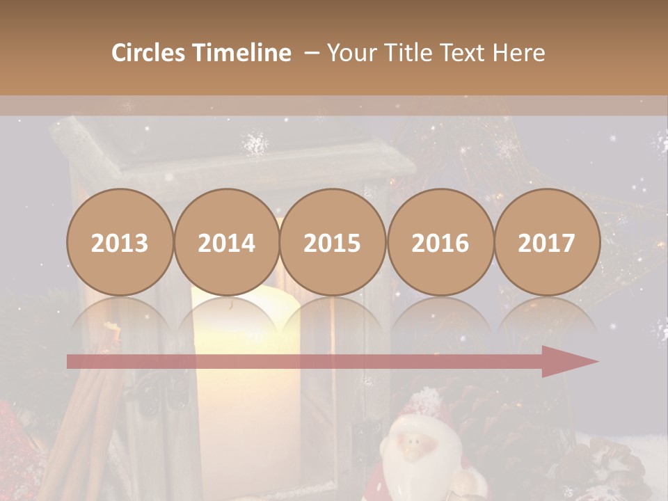 Fir Cone Shine China PowerPoint Template