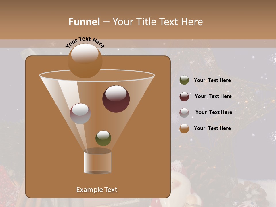 Fir Cone Shine China PowerPoint Template