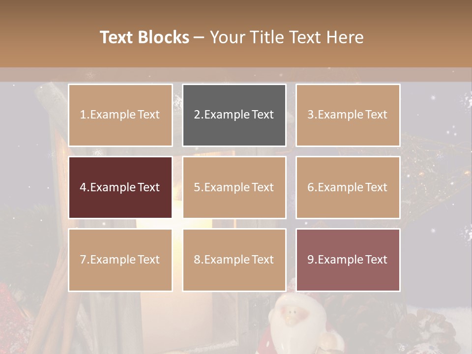Fir Cone Shine China PowerPoint Template