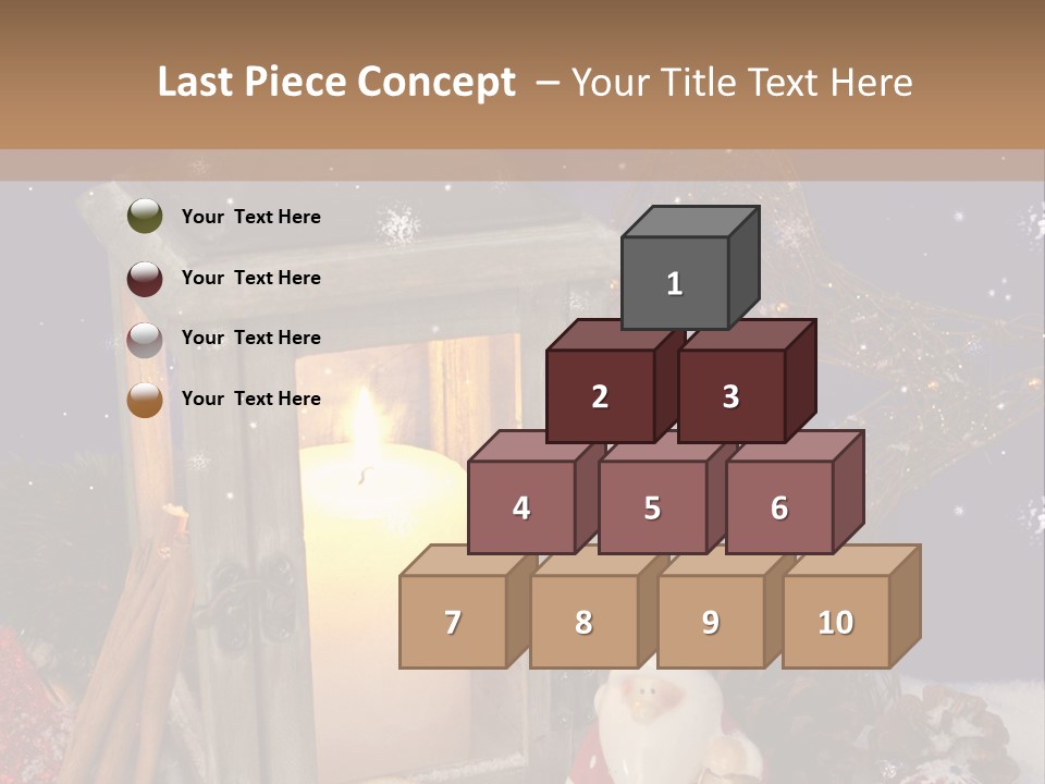 Fir Cone Shine China PowerPoint Template
