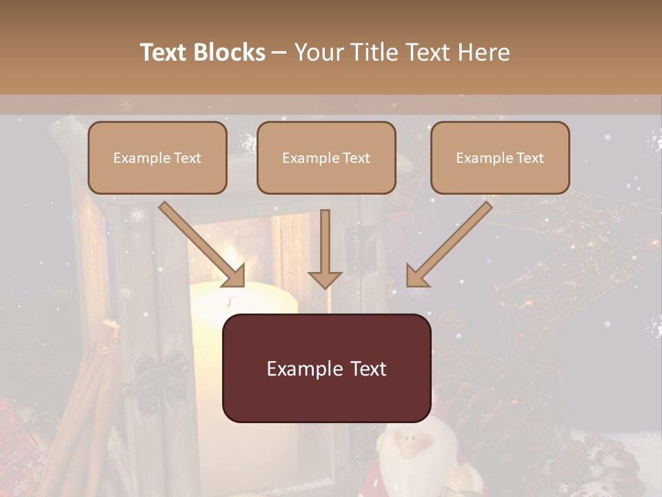 Fir Cone Shine China PowerPoint Template