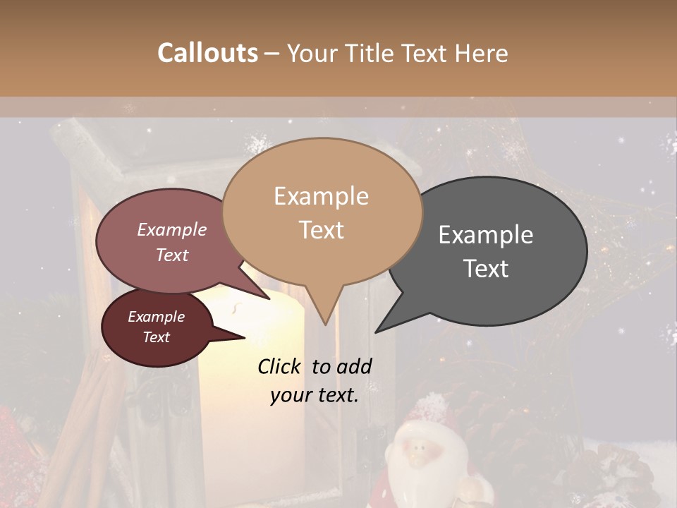 Fir Cone Shine China PowerPoint Template