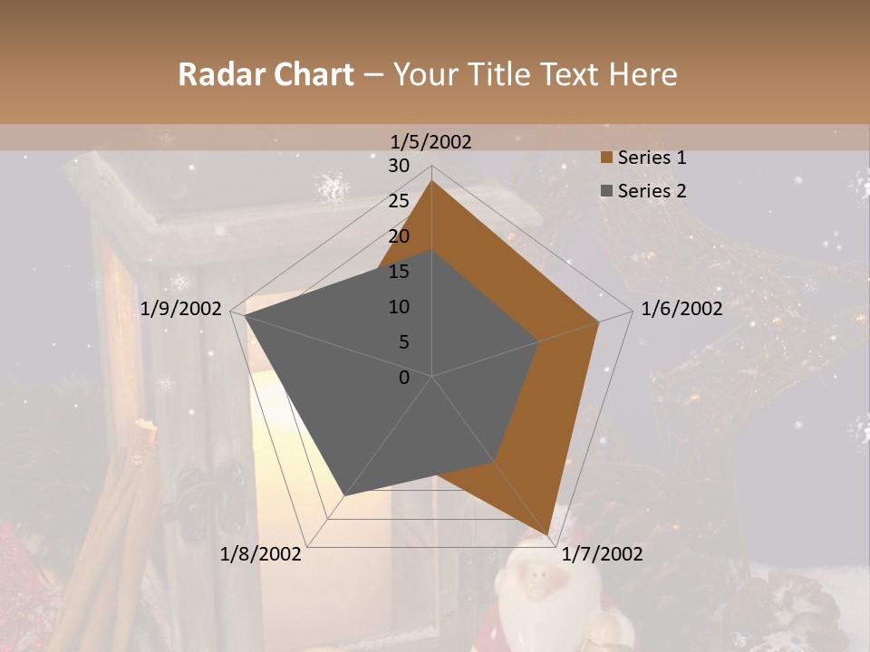 Fir Cone Shine China PowerPoint Template