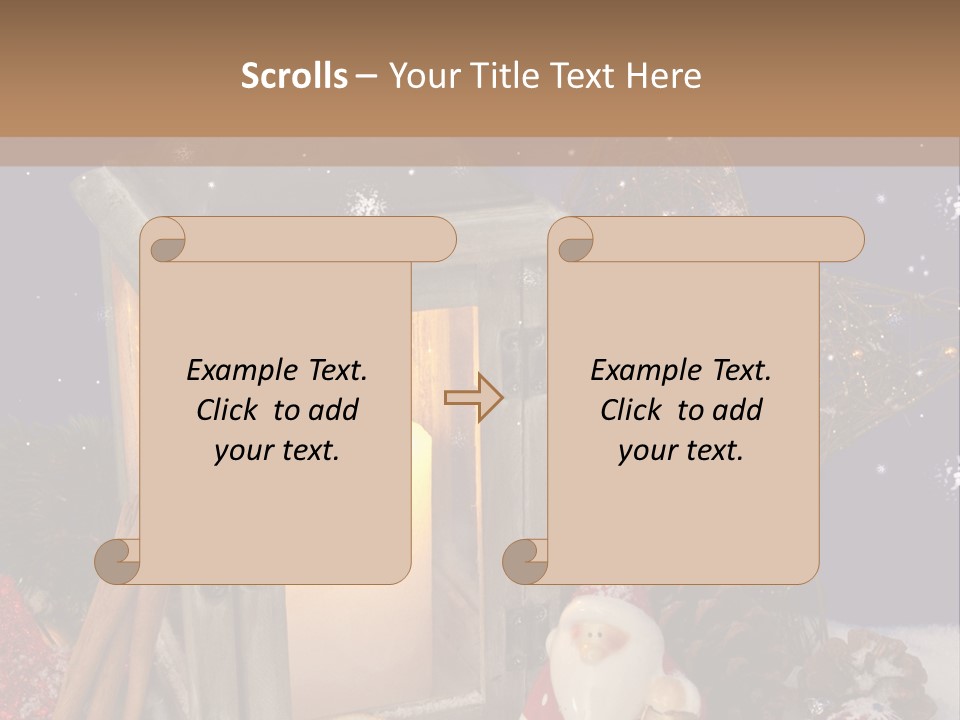 Fir Cone Shine China PowerPoint Template