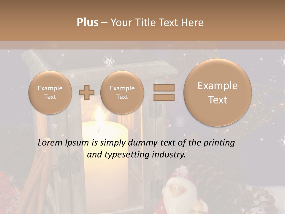 Fir Cone Shine China PowerPoint Template