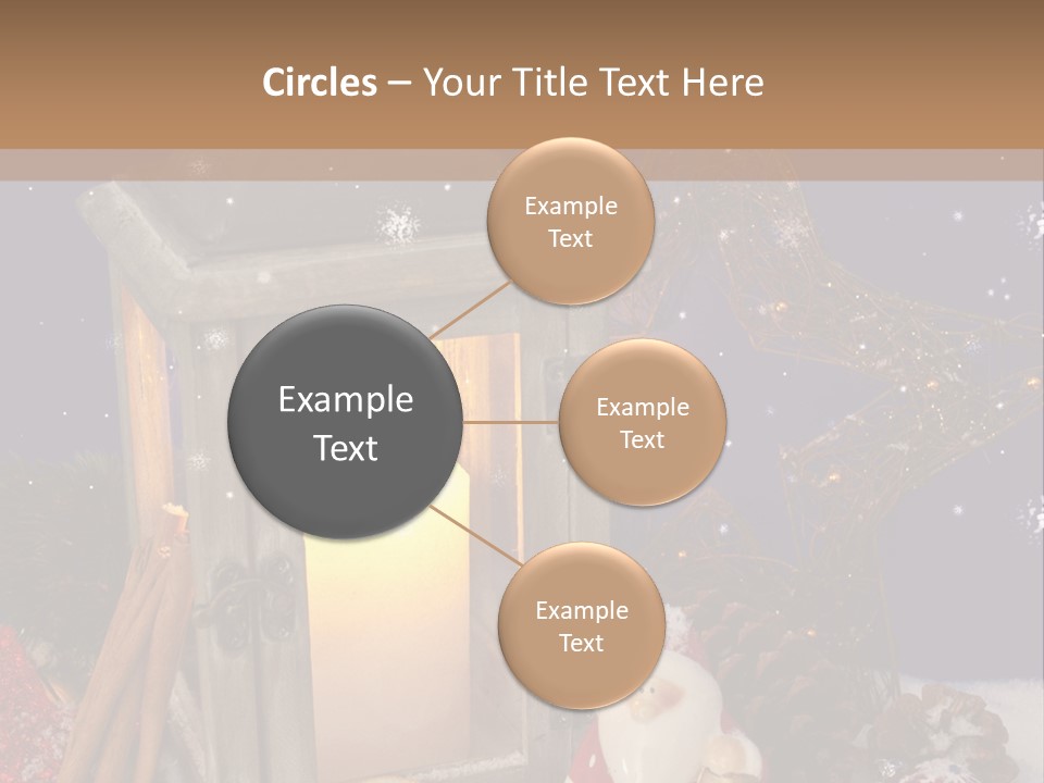 Fir Cone Shine China PowerPoint Template