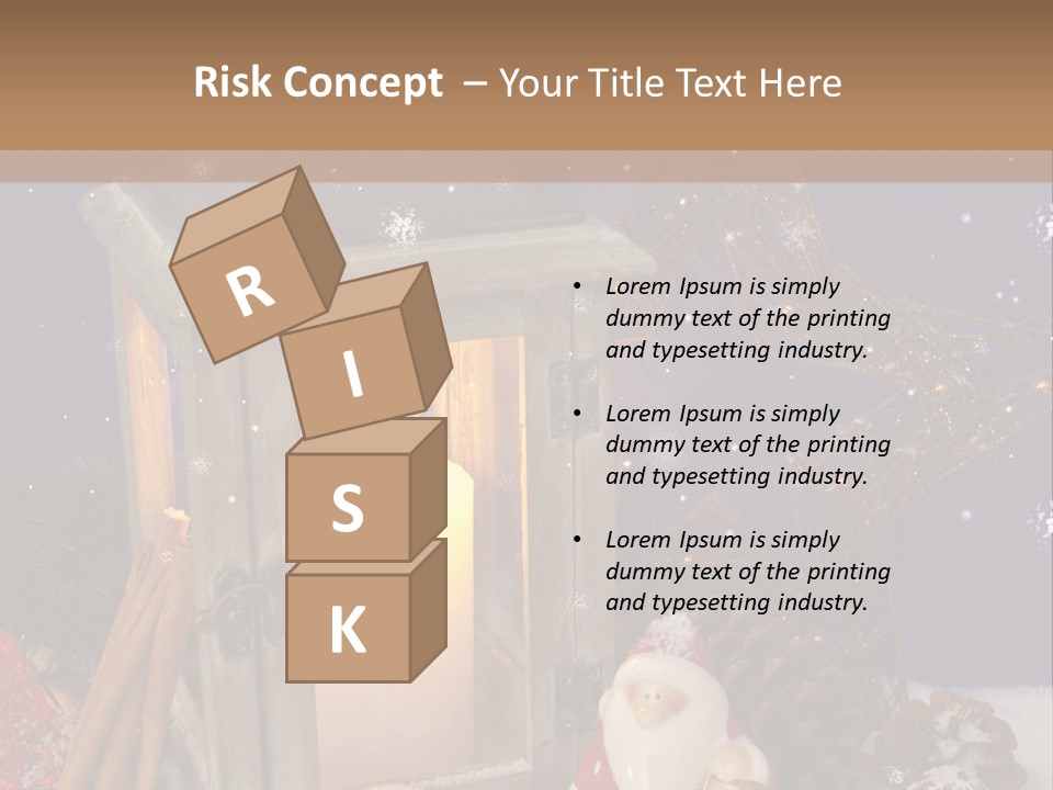 Fir Cone Shine China PowerPoint Template