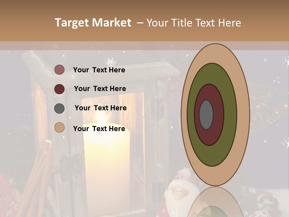 Fir Cone Shine China PowerPoint Template