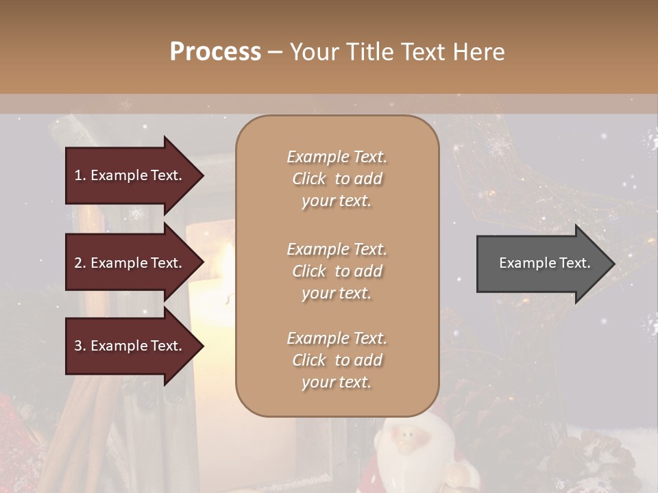 Fir Cone Shine China PowerPoint Template