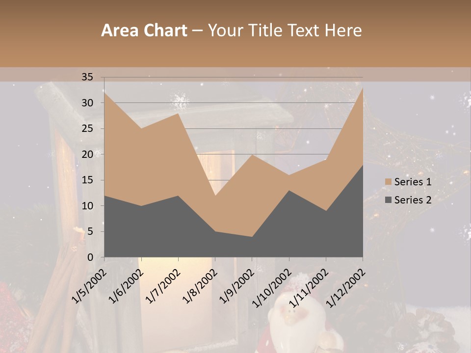 Fir Cone Shine China PowerPoint Template