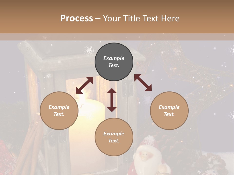 Fir Cone Shine China PowerPoint Template