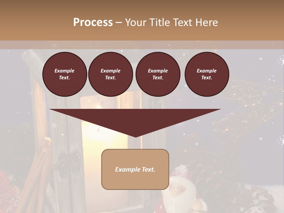 Fir Cone Shine China PowerPoint Template