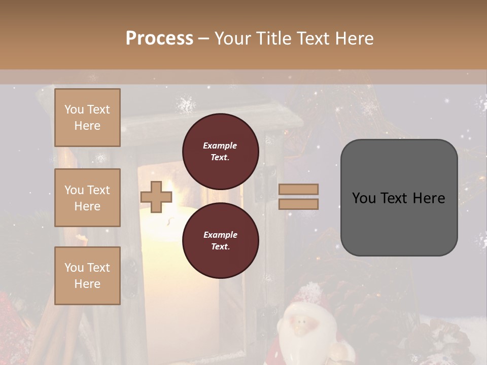Fir Cone Shine China PowerPoint Template
