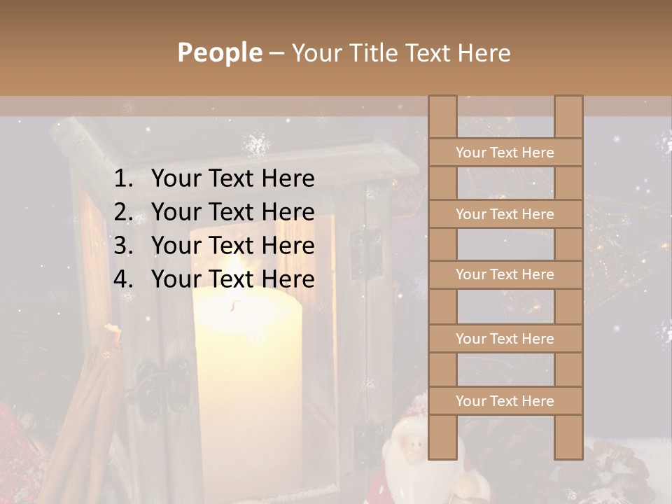 Fir Cone Shine China PowerPoint Template