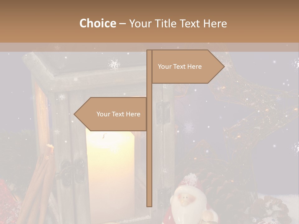 Fir Cone Shine China PowerPoint Template