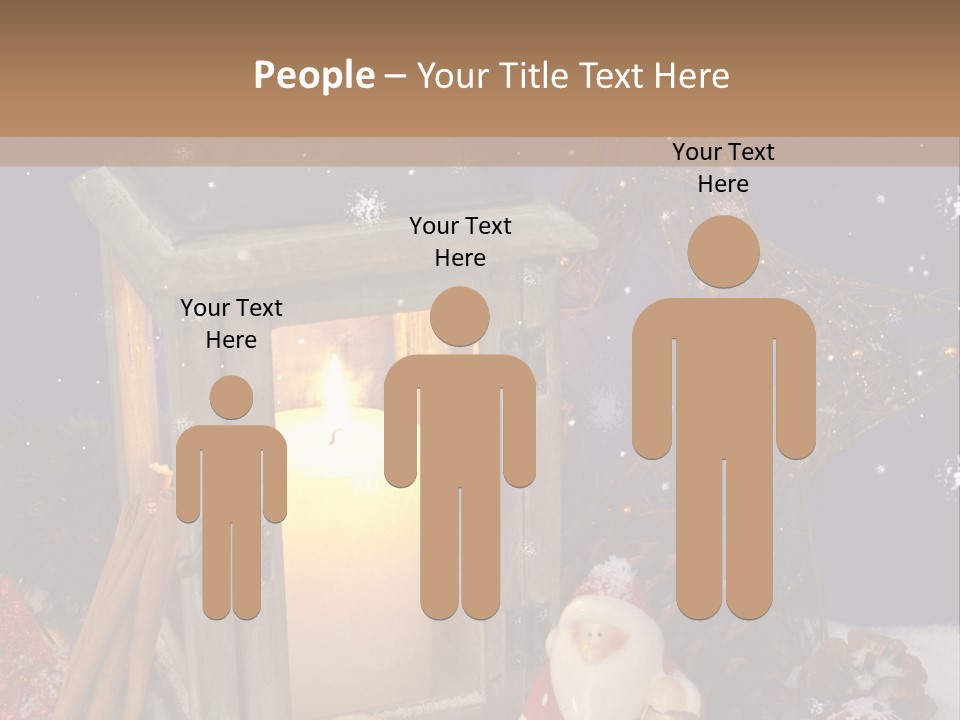 Fir Cone Shine China PowerPoint Template