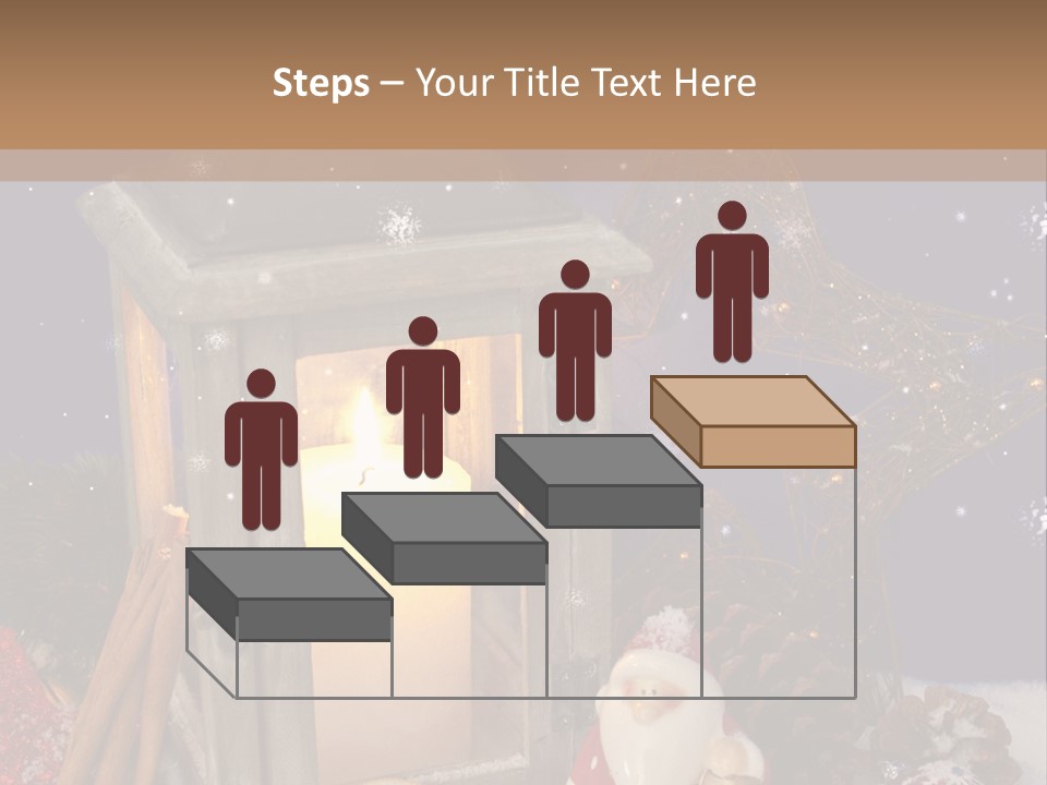 Fir Cone Shine China PowerPoint Template