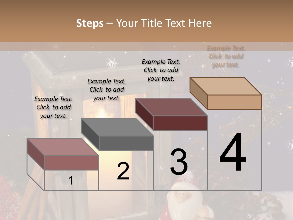 Fir Cone Shine China PowerPoint Template