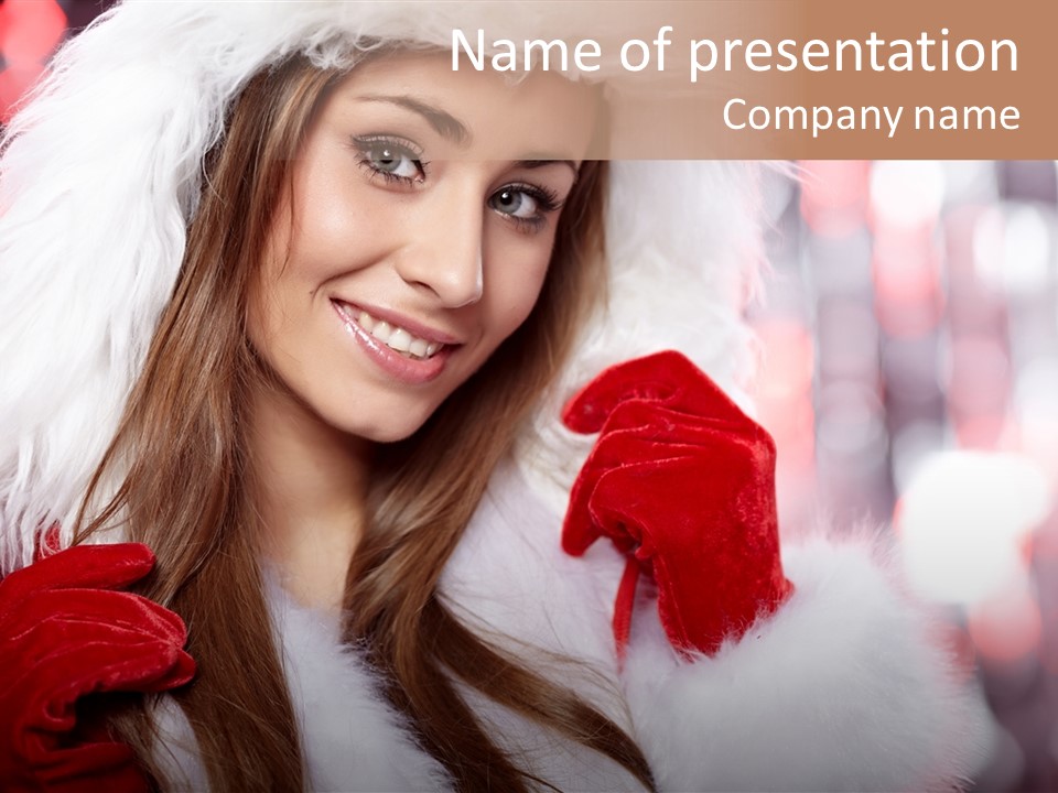 Person Jolly Hat PowerPoint Template