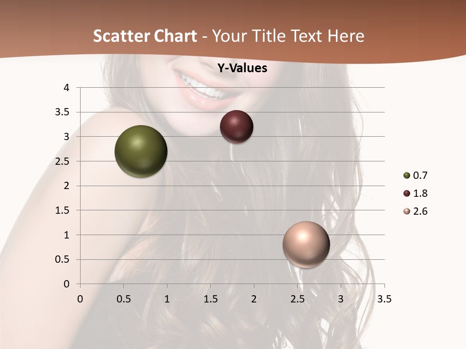 Fashion Laughing Girl PowerPoint Template