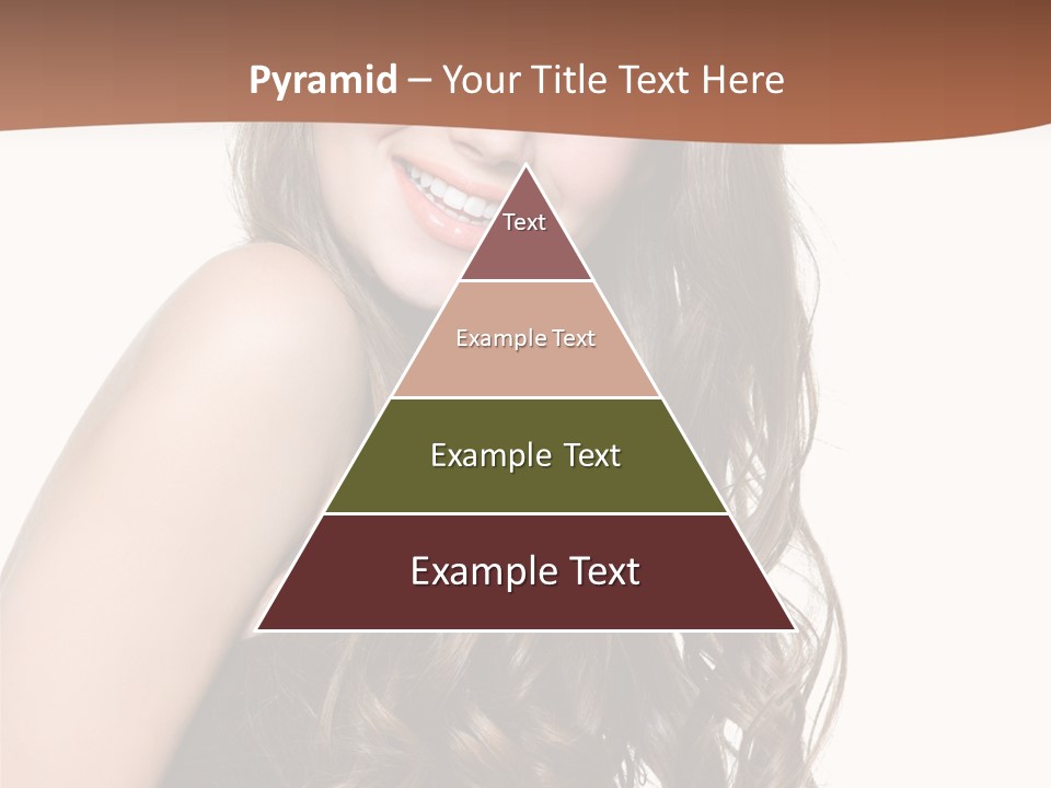 Fashion Laughing Girl PowerPoint Template