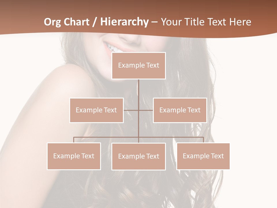 Fashion Laughing Girl PowerPoint Template