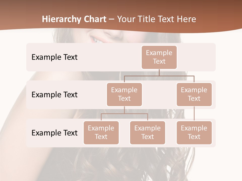 Fashion Laughing Girl PowerPoint Template