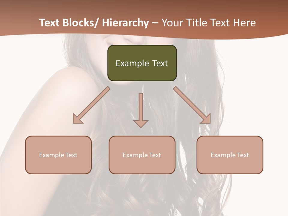 Fashion Laughing Girl PowerPoint Template