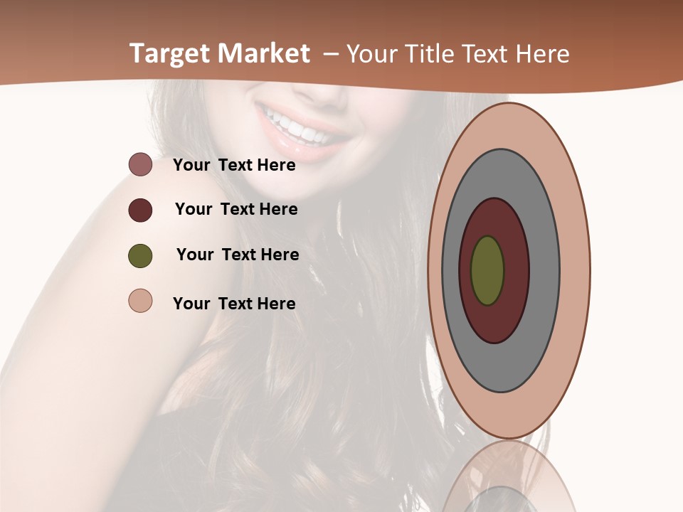 Fashion Laughing Girl PowerPoint Template