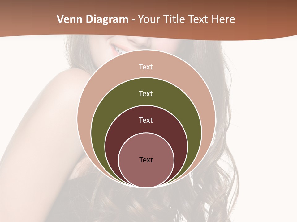 Fashion Laughing Girl PowerPoint Template