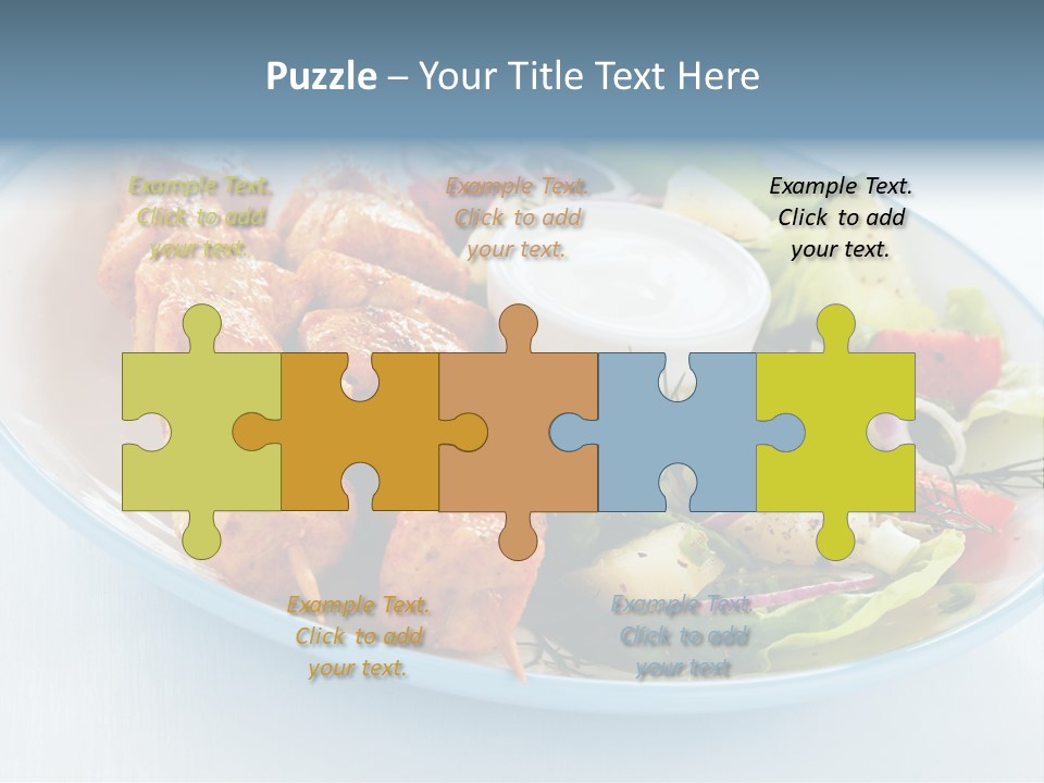 Mediterranean Appetiser Stick PowerPoint Template