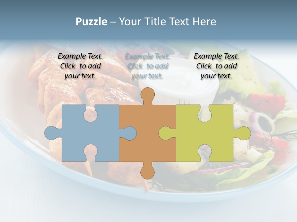 Mediterranean Appetiser Stick PowerPoint Template