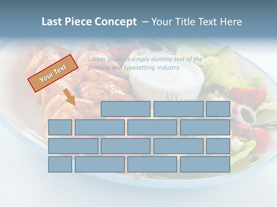 Mediterranean Appetiser Stick PowerPoint Template