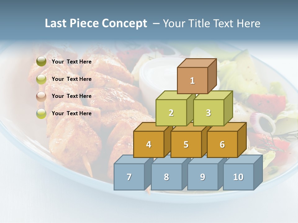 Mediterranean Appetiser Stick PowerPoint Template