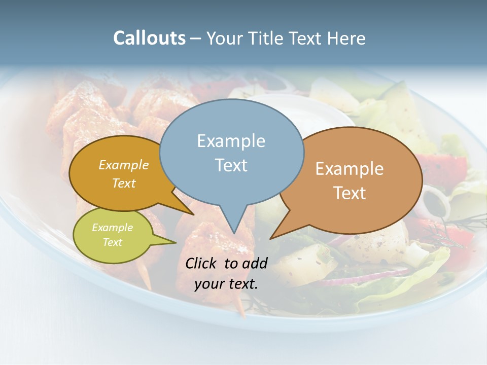Mediterranean Appetiser Stick PowerPoint Template