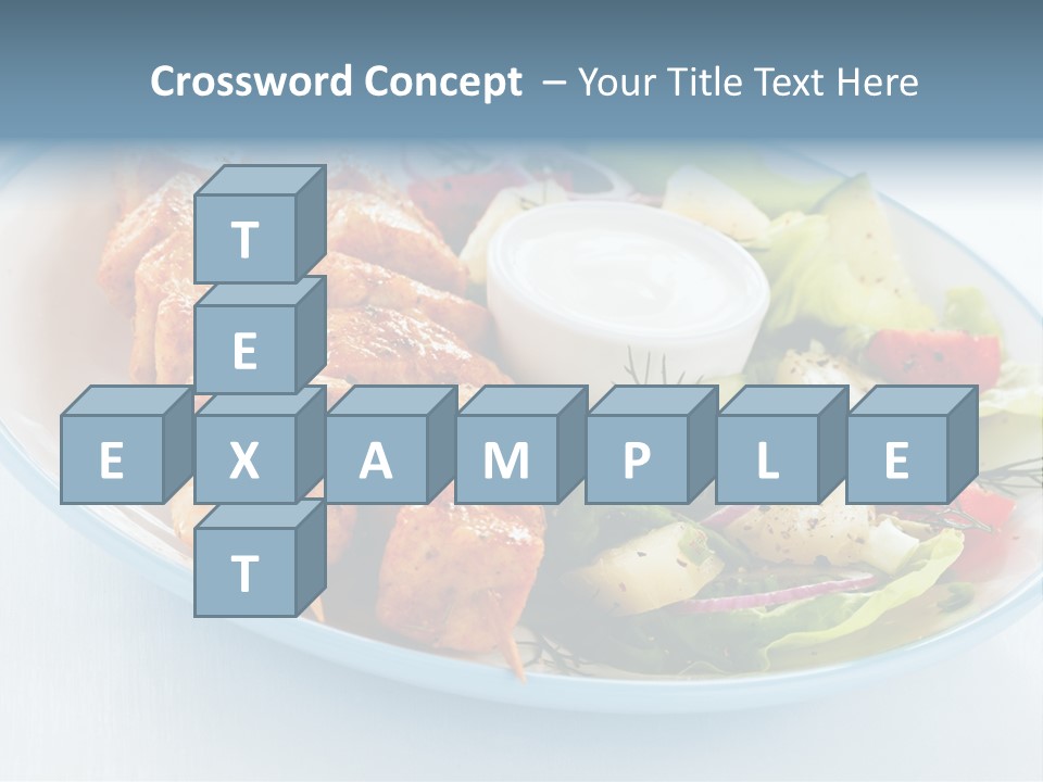 Mediterranean Appetiser Stick PowerPoint Template