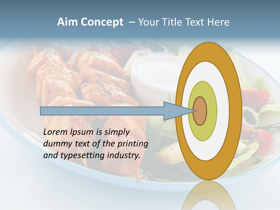Mediterranean Appetiser Stick PowerPoint Template