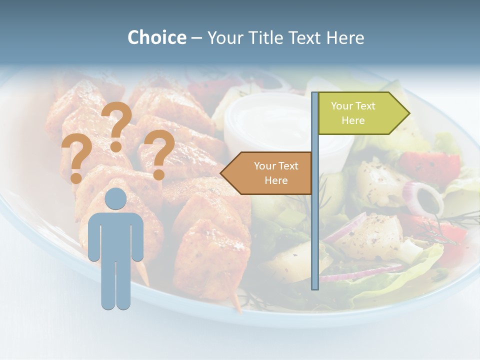 Mediterranean Appetiser Stick PowerPoint Template