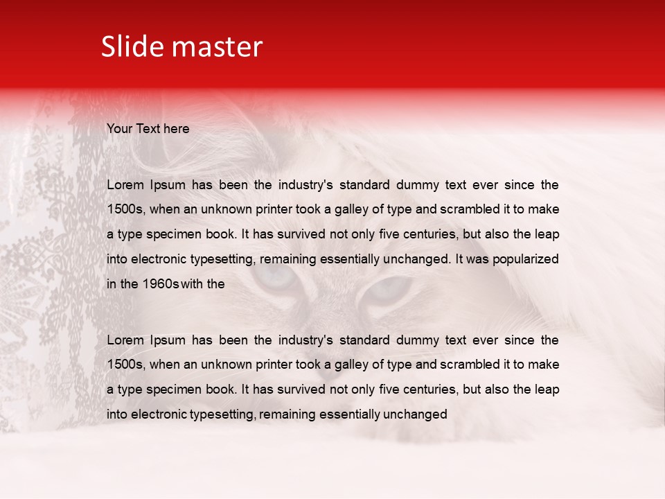 Lynx Girl Xmas PowerPoint Template