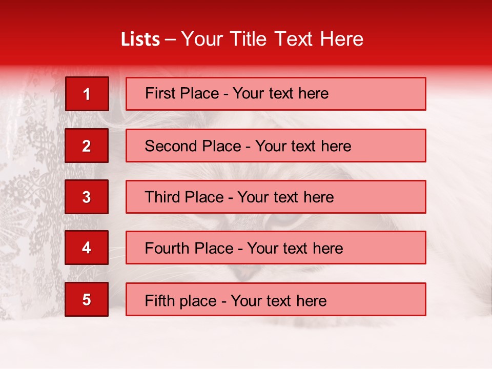 Lynx Girl Xmas PowerPoint Template