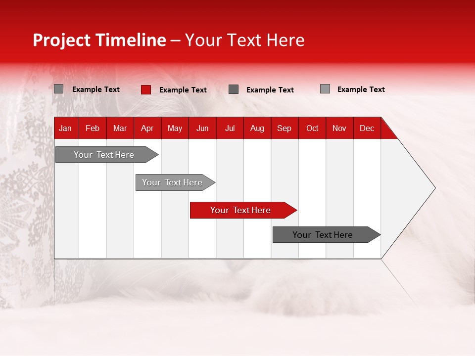 Lynx Girl Xmas PowerPoint Template