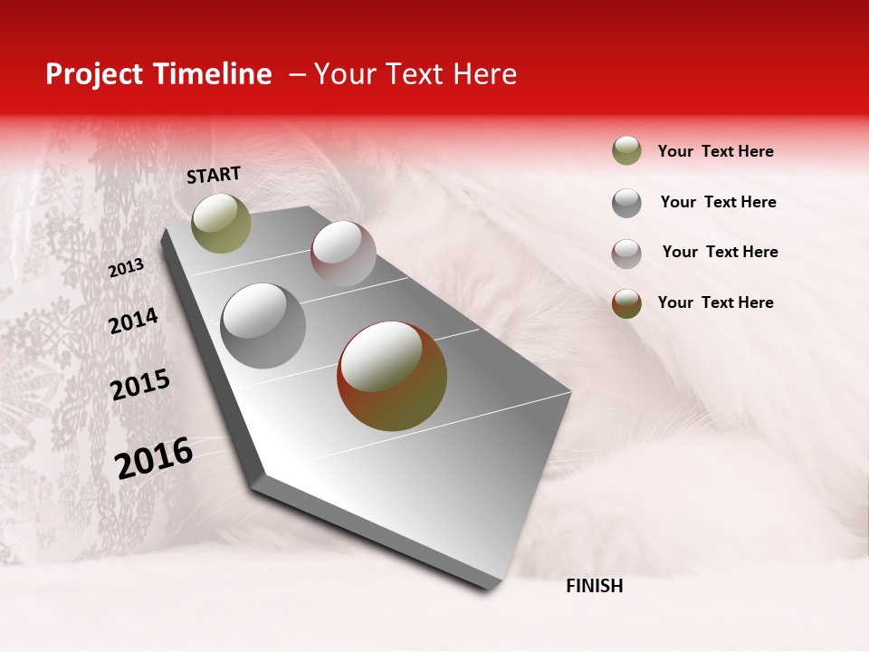 Lynx Girl Xmas PowerPoint Template