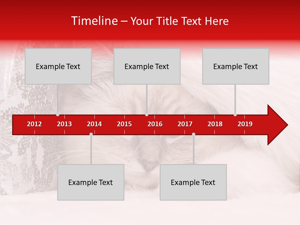 Lynx Girl Xmas PowerPoint Template