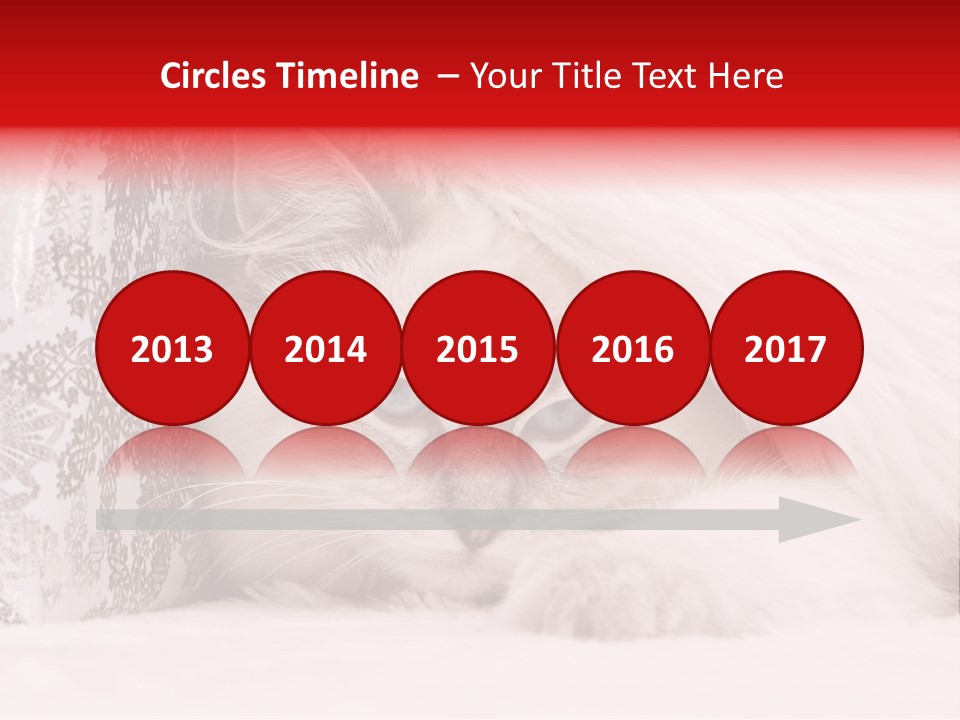 Lynx Girl Xmas PowerPoint Template