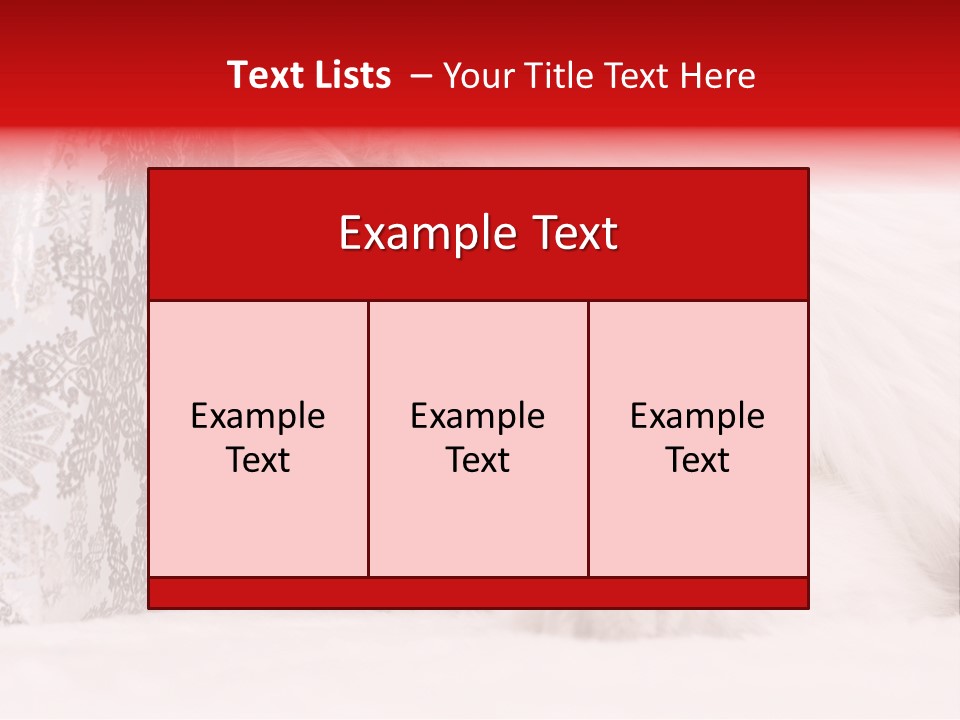 Lynx Girl Xmas PowerPoint Template