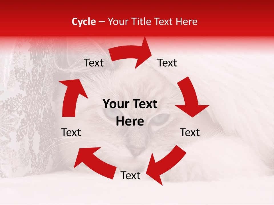 Lynx Girl Xmas PowerPoint Template