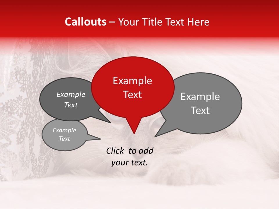 Lynx Girl Xmas PowerPoint Template