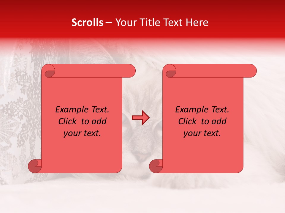 Lynx Girl Xmas PowerPoint Template