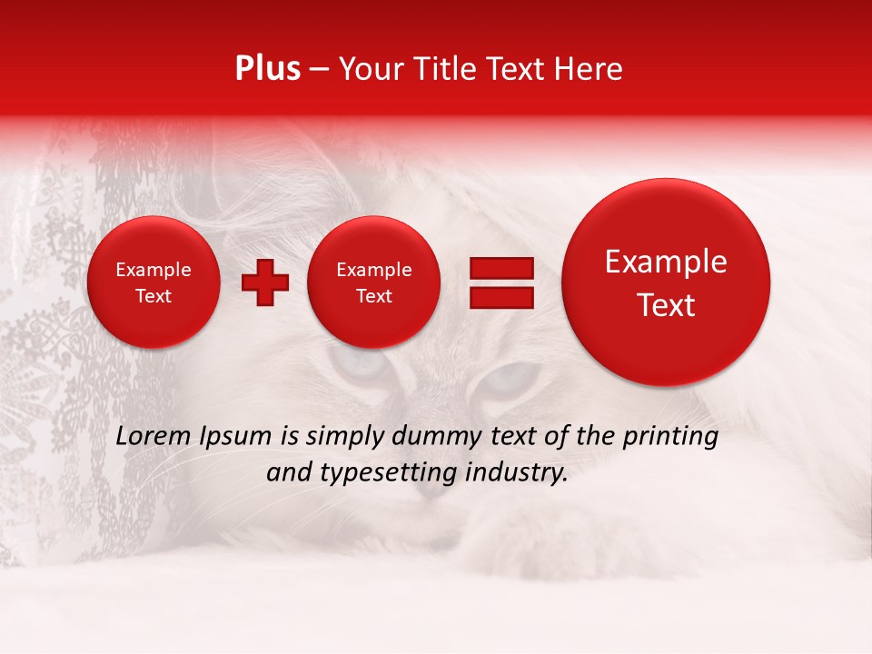 Lynx Girl Xmas PowerPoint Template