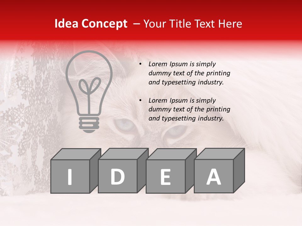 Lynx Girl Xmas PowerPoint Template